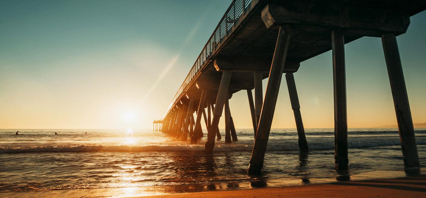 Los Angeles Beach Boardwalks